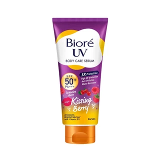 [แพ็ค 2] บิโอเร ยูวี บอดี้แคร์เซรั่ม 150มล Biore UV Body care serum Intensive Aura Kissing Berry SPF50+ PA+++ 150ml