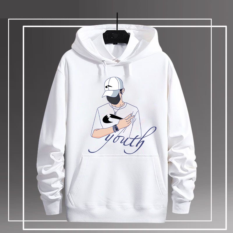 เสื้อฮู้ดเเขนยาวกันหนาว ลายเเฟชั่นลายยอดฮิตเทรนใหม่ #-1012