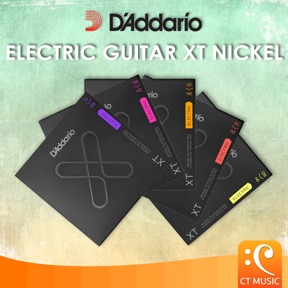 สายกีตาร์ไฟฟ้า D’Addario XT Nickel เบอร์ 9/10/11 Electric Guitar Strings