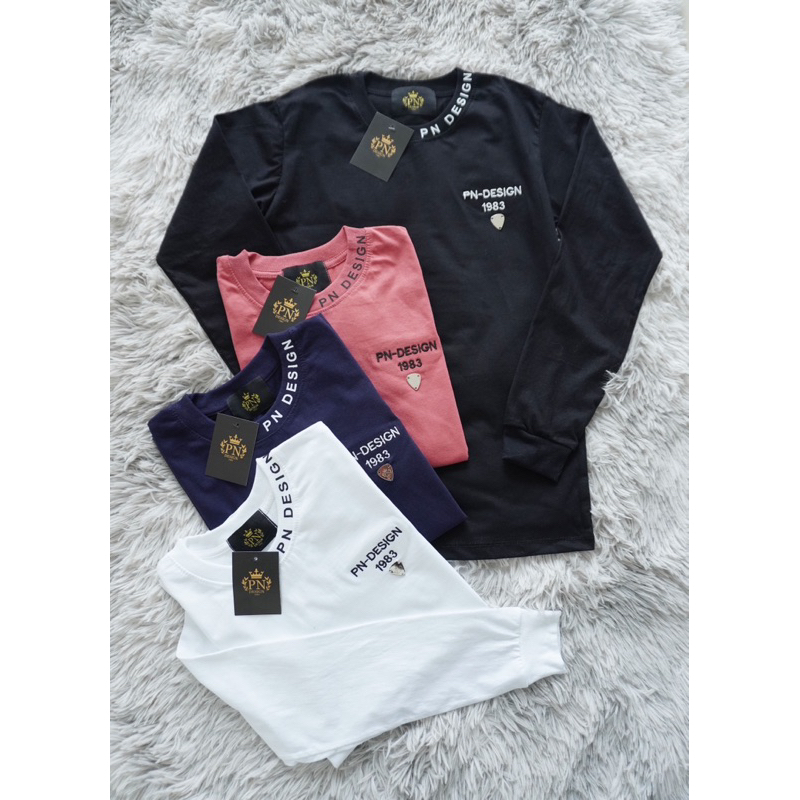 เสื้อแขนยาวจั๊มPN&CPS(ลายปิ๊กเหล็ก)S-4xl คอก