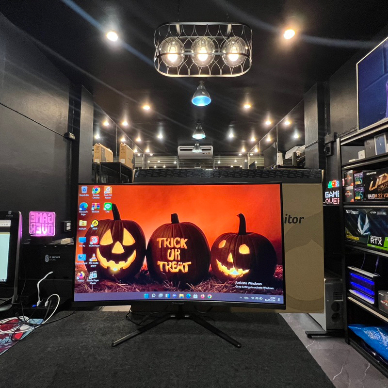 ครบกล่อง จอใหญ่ 31.5 นิ้ว 165Hz MONITOR (จอมอนิเตอร์) ACER AOPEN 32HC5QRPBIIPX 31.5" VA 165 Hz ครับ