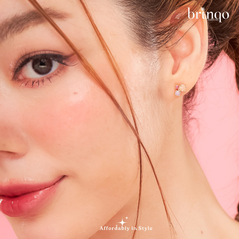 Brinqo 18K Brass Earring ต่างหูทองเหลือง18k  Earrings