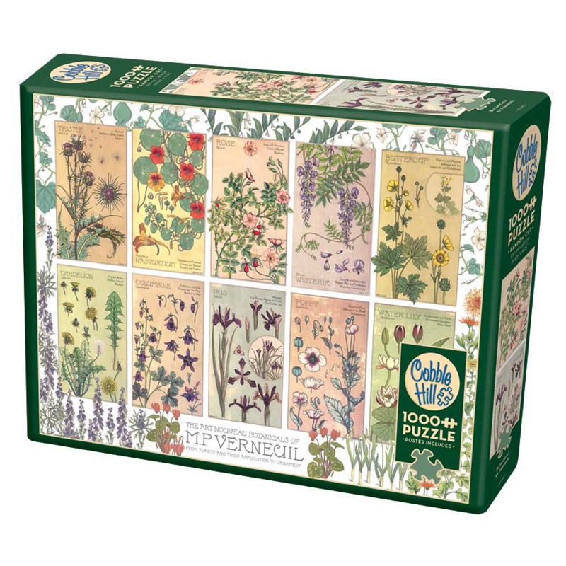 พร้อมส่ง-จิ๊กซอว์ Botanicals 🌿แบรนด์ Cobble Hill jigsaw puzzle 1000 ชิ้น
