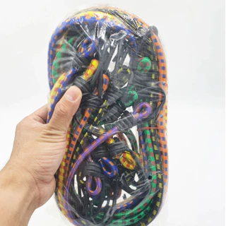 สายรัดของยางยืด สายรัดคละสี มีให้เลือก 3 ,5 ,8 ฟุต ถุงละ 1 โหล สายรัดมอเตอร์ไซค์ รัดของเอนกประสงค์