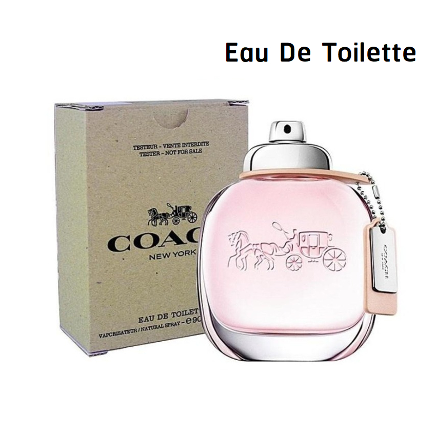 ( EDT ) COACH New York EDT Women 90 ml เทสเตอร์ กล่องน้ำตาล