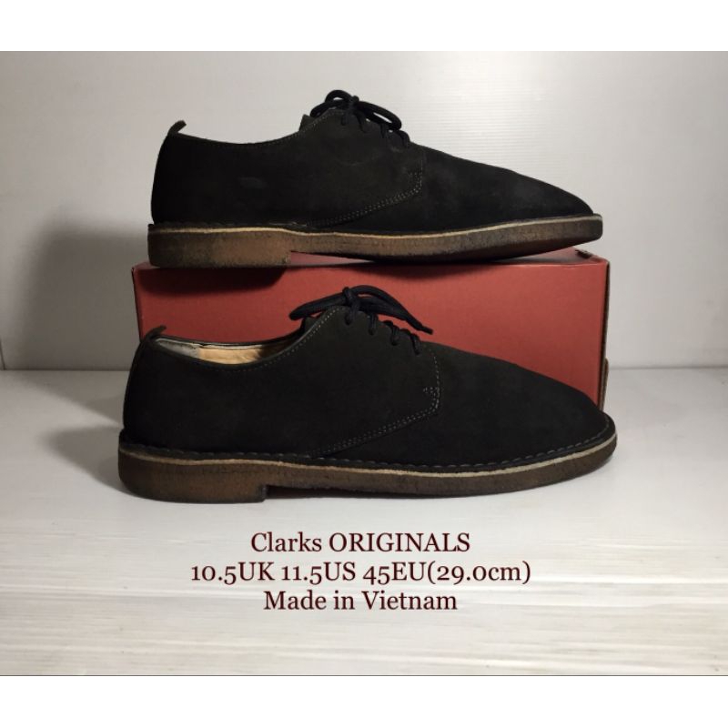 Clarks ORIGINALS 10.5UK 11.5US 45EU(29.0cm) ของแท้ มือ 2 สภาพเยี่ยม, รองเท้า Clarks หนังแท้ พื้นเต็ม สวยมาก