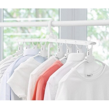 .Girl … ไม้แขวนผ้าหมุน (พับได้) 360 องศา ที่ตากผ้าอเนกประสงค์ – ชมพู Y – 31   #161