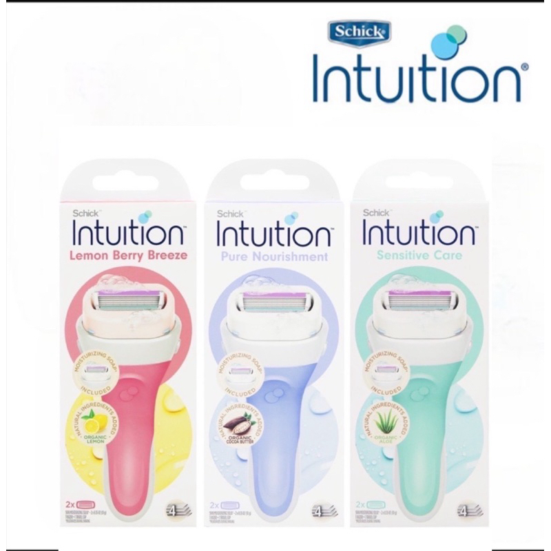 [ขายดี] Schick Intuition โฉมใหม่ (เลือกสูตรได้) (10g)