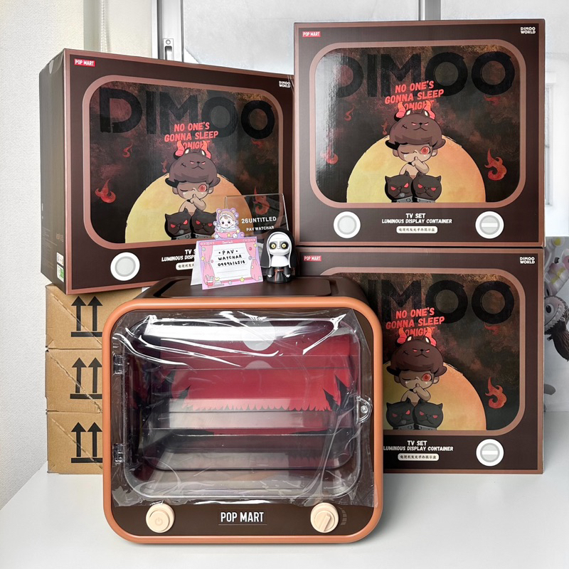 พร้อมส่ง! TV Set Luminous Display Container : Dimoo ”No One's Gonna Sleep Tonight” ของแท้ 100%