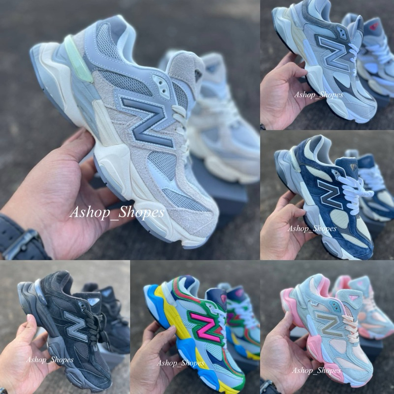 รองเท้าผ้าใบ 👟New 9060"Ivory Cream/Pink Sand" Sz.36-45 อุปกรณ์ครบกล่อง ส่งไว้