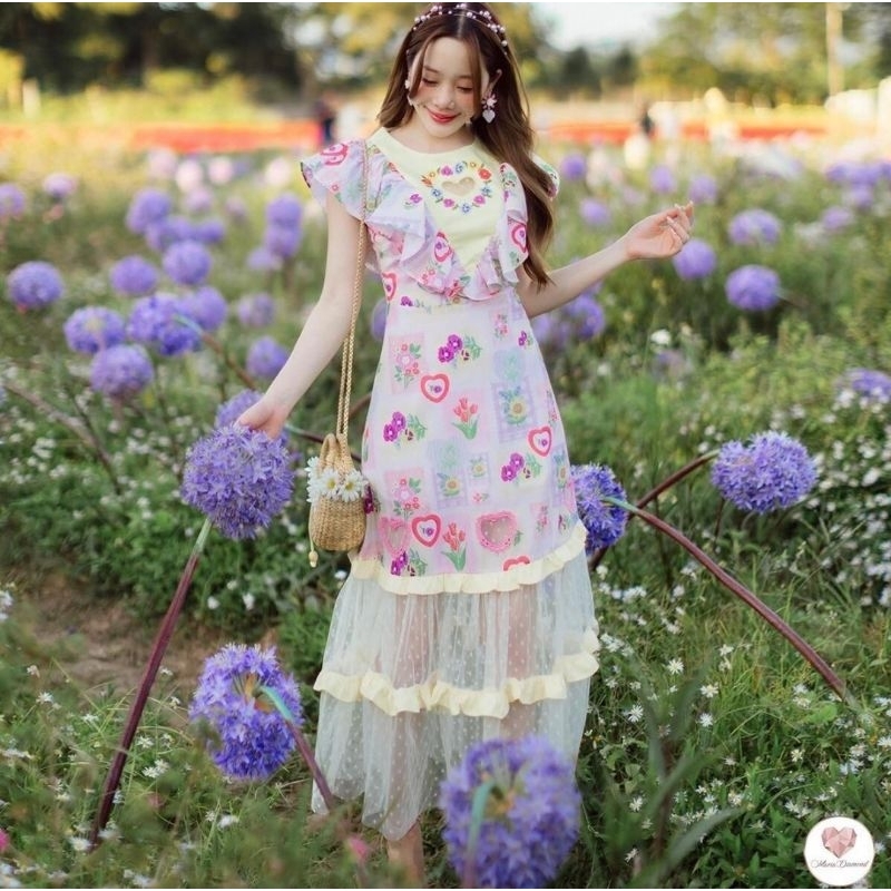 เดรส Maria Diamond L มือสอง คุณหนูคุณใจจ้า