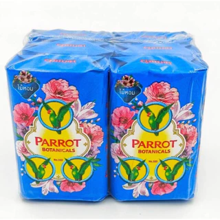 ถูกที่สุดแล้ว !! สบู่นกแก้ว Parrot 55 กรัม (1 แพ็คมี 6 ก้อน) ราคาพิเศษ และ กลิ่นลีลาวดีจัมโบ้ ก้อนใหญ่ 105 ก. แพ็ค 4ก้อน