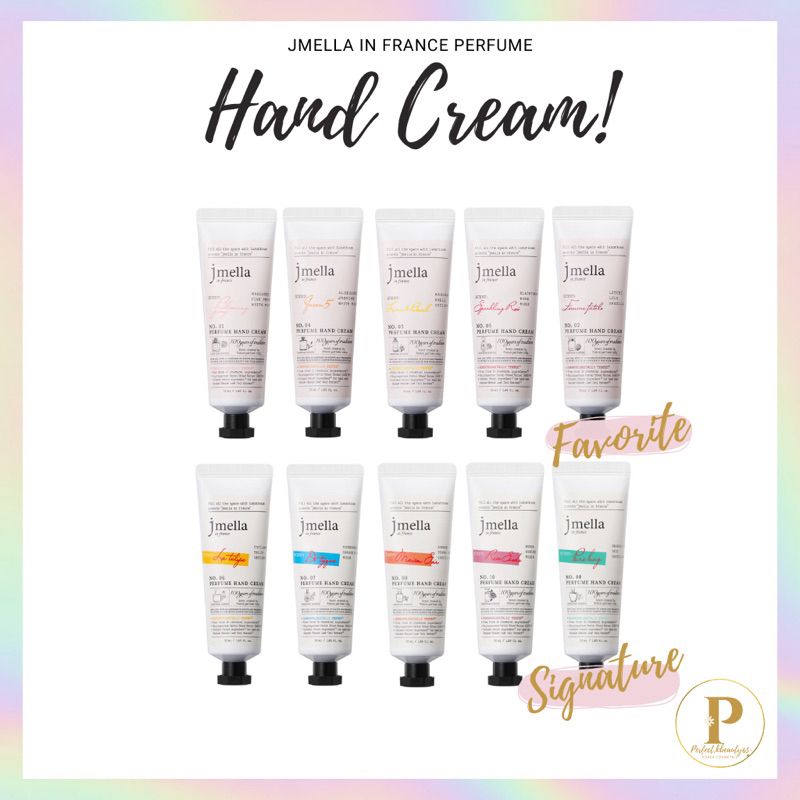 ( แท้/พร้อมส่ง)Jmella hand cream แฮนด์ครีม เจเมลล่า ครีมบำรุงมือ