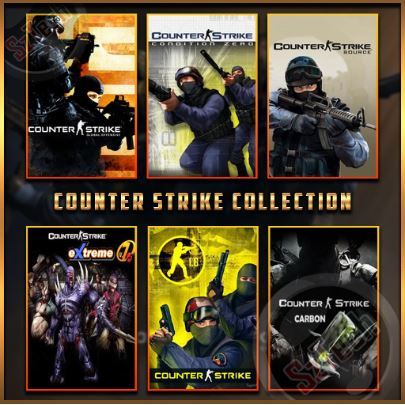 Counter Strike Collection [PC GAME] 🔥 [ DIGITAL DOWNLOAD] 🔥Shooting Games🔥CS GO🔥CS Source🔥CS Conditi
