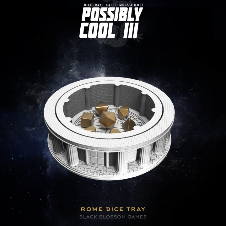 Rome Dice Tray :: Possibly Cool Dice Tower 3จัดส่งได้ใน1-3วัน