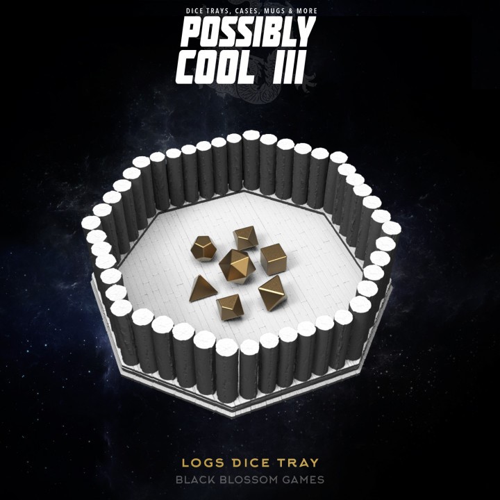 Logs Dice Tray:: Possibly Cool Dice Tower 3จัดส่งได้ใน1-3วัน