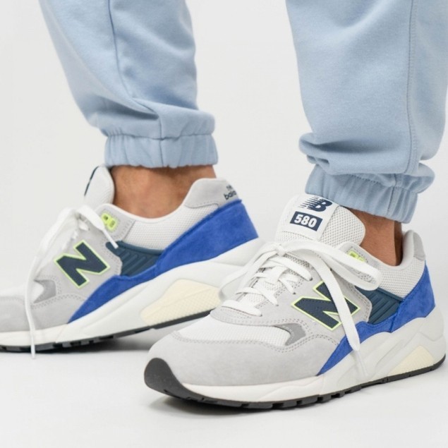 New Balance นิวบาลานซ์ รองเท้าผ้าใบ รองเท้าแฟชั่น NB M 580 Raincloud Blue MT580WT2 (5800)