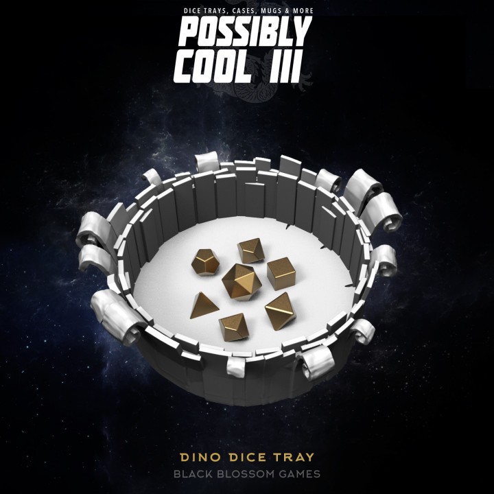 Dino Dice Tray:: Possibly Cool Dice Tower 3จัดส่งได้ใน1-3วัน
