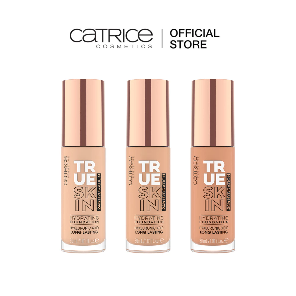 Catrice True Skin Hydrating Foundation คาทริซ ทรูสกินไฮดราติ้งฟาวเดชั่น รองพื้นติดทนกันน้ำ