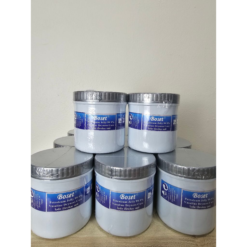 ครีม ยี่ห้อ boset cream 450gm  ปิโตเลียม เจลลี่ ขนาด 450 กรัม ปอนด์ Petroleum jelly โบเซต