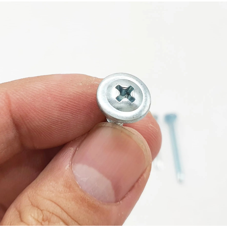 สกรูหัวเวเฟอร์ปลายสว่าน ขนาด 8 x 3/4  - 8 x 1  ถุงละ 100 ตัว สกรูหัวร่ม ปลายสว่าน เจาะเหล็ก ยิงอลู เกลียวปล่อย - รูปที่ 2