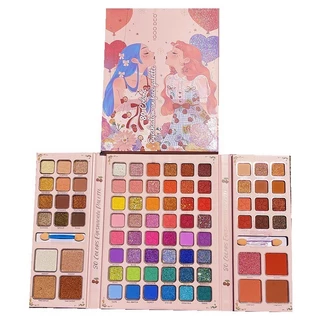 สินค้าใหม่ พาเลทน้องแฝด มาใหม่ตลับใหญ่ Igoodco 80 color eyeshadow อายแชโด์ บลัชออน ไฮไลท์ IG29611