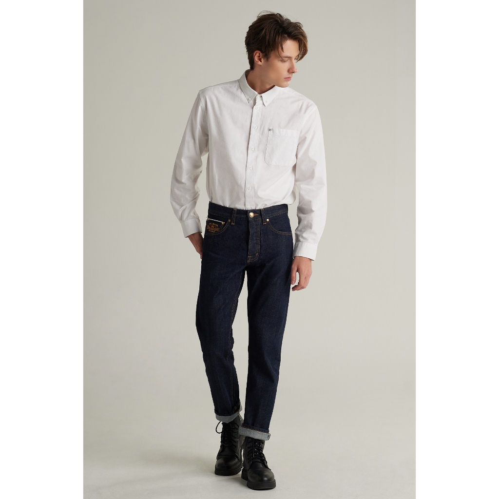 Mc jeans กางเกงยีนส์ผู้ชาย ทรงขากระบอกเล็ก (Straight) MMIZ192