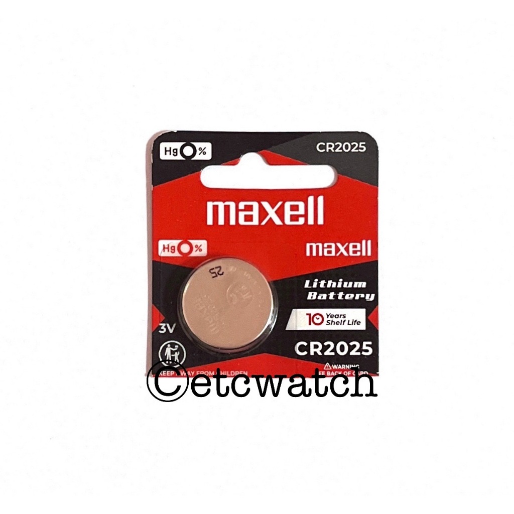 พร้อมส่ง> ถ่านกระดุม Maxell CR2025 / 2025 ตัด 1 ก้อน