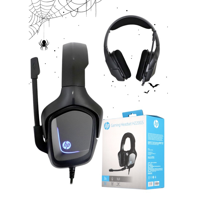 หูฟังเกมมิ่ง - HP H220GS - GAMING HEADSET WITH 7.1 USB H220GS BLACK