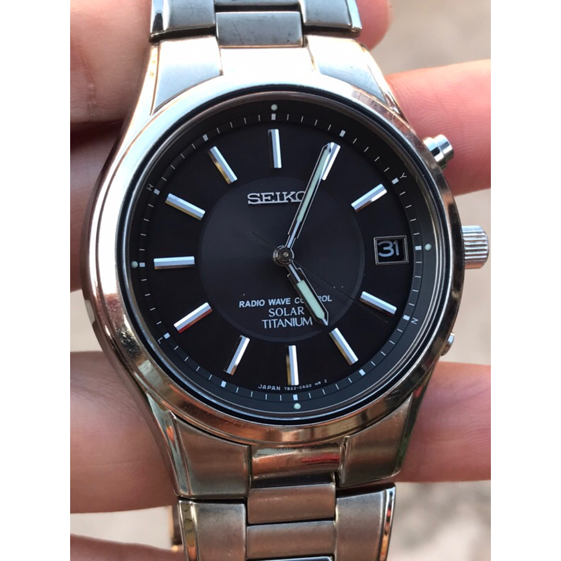 Seiko Radio Wave Control Solar Titanium