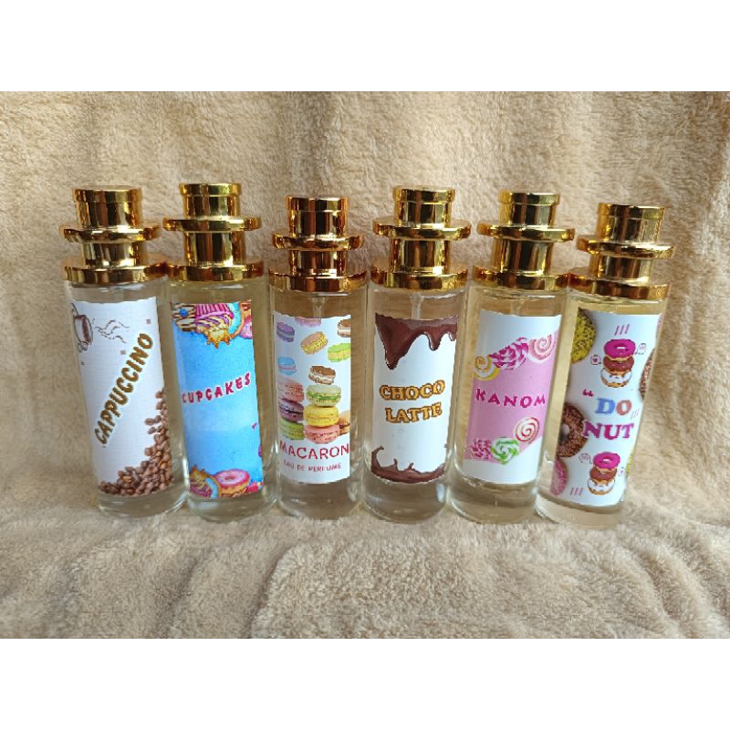 น้ำหอมกลิ่นขนม,โดนัท,กาแฟ,โกโก้,คัพเค้ก,มาการอง หอมติดทนนาน 24 ชั่วโมง