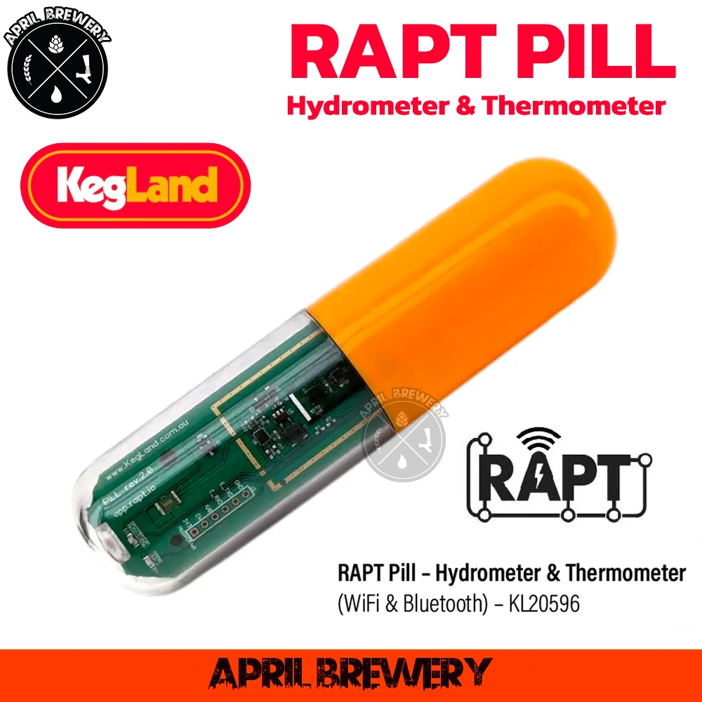 RAPT Pill Hydrometer &amp; Thermometer WiFi &amp; Bluetooth เครื่องวัด ไฮโดรมิเตอร์ และ เครื่องวัดอุณหภูมิ ไวไฟ Kegland KL20596