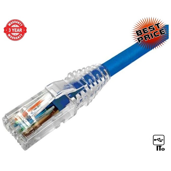 CAT6A UTP Cable 2m. COMMSCOPE (NPC6ASZDB-BL002M) 'Blue' ประกัน 5Y สายแลน และ อุปกรณ์เชื่อมต่อส