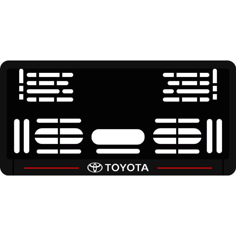กรอบป้ายทะเบียน Toyota