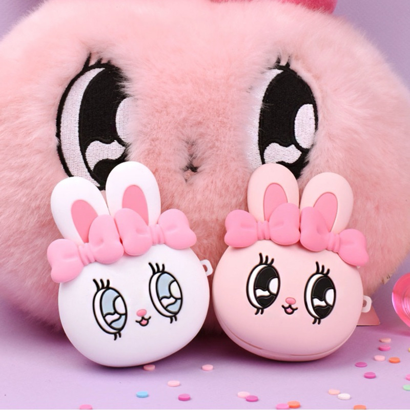 พร้อมส่งสีขาว Esther Bunnyเคส Silicone Case Galaxy Buds 2, Buds Pro, Buds Live