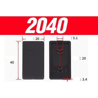 🔥[พร้อมส่ง]🔥End Cap ฝาปิดหัวอลูมิเนียมโปรไฟล์ T-SLOT 2020 2040 3030
