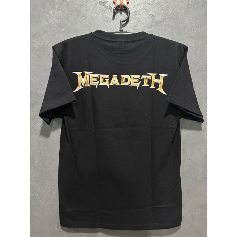 เสื้อยืด MEGADETH เซลล์ ป้ายRockYeah ผ้าคอตตอน 100