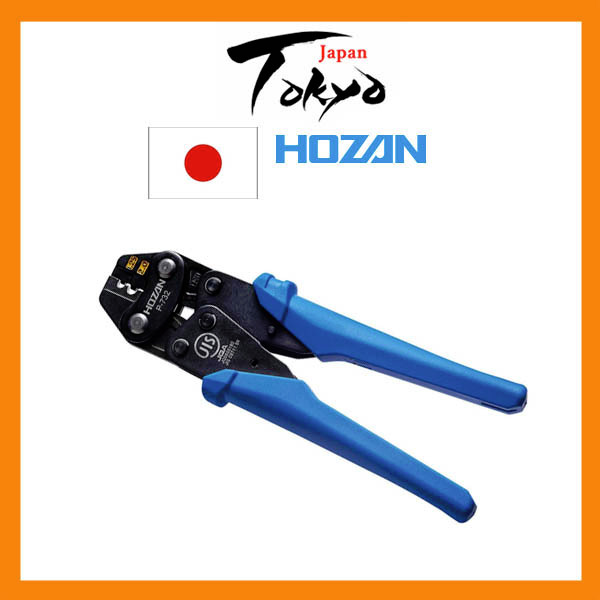 Hozan P-732 อุปกรณ์ย้ําหางปลา (หางปลาเปลือย / สําหรับปลอก B・P) | เครื่องมือสายไฟ / ขนาดที่ใช้งานได้ (1.25 / 2) / ผลิตในญี่ปุ่น