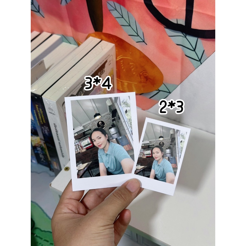รูปโพลารอยด์ 3×4 (1ชุด 8บาท 2 รูป) ฟรีซองใส เพิ่มข้อความฟรี