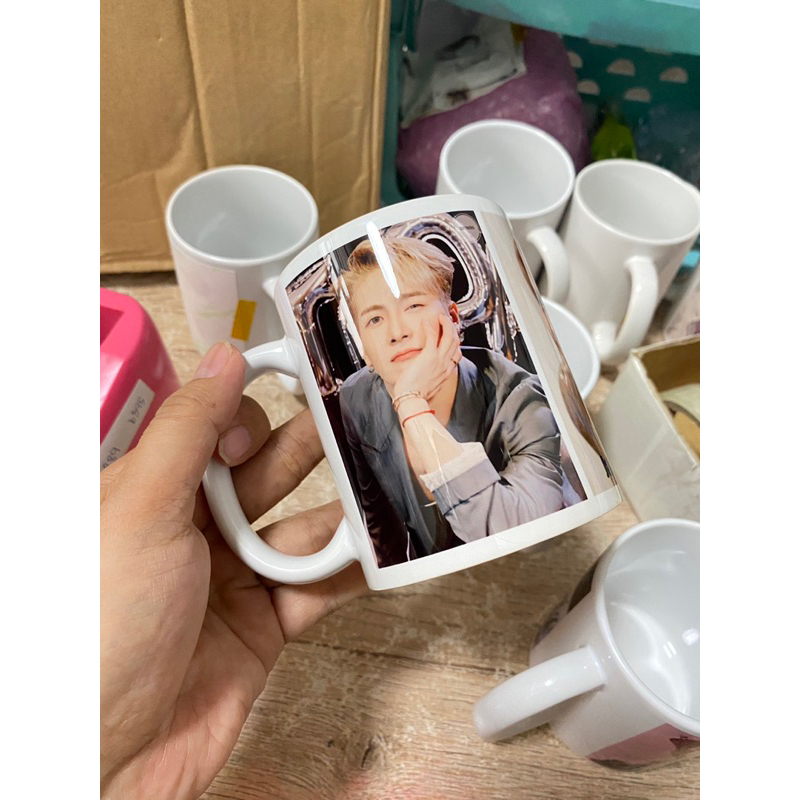 แก้วสกรีน แก้วมัค แก้วเซรามิค รูป Got7 Jackson Wang#01