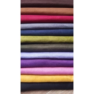 ผ้าหนังกลับ แบ่งขายขนาด ครึ่งหลา ผ้าไมโครซูเอ็ด(MicroSuede) 21เฉดสี (45*145เซน)