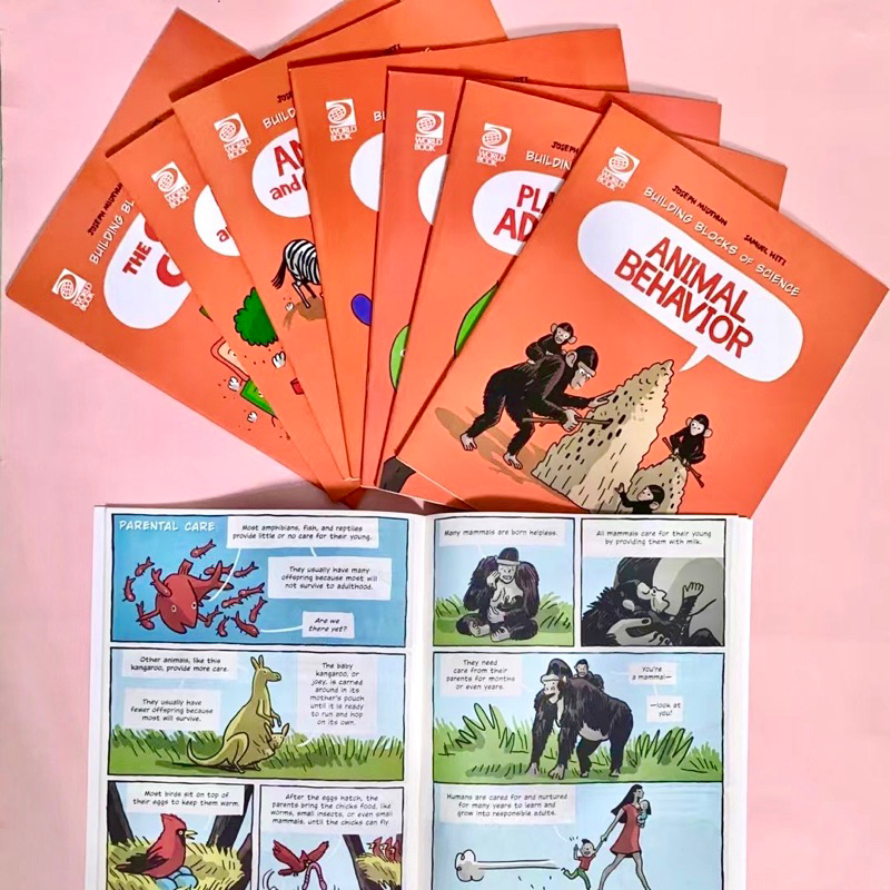 Building Blocks of Science：Physical/Life/Plant&Animal/Math Comic Bookหนังสือการ์ตูน,32 Books Set – Paperback ราคา ถูกที่สุด ดีลบีเคเค แกลเลอรีภาพที่ 5