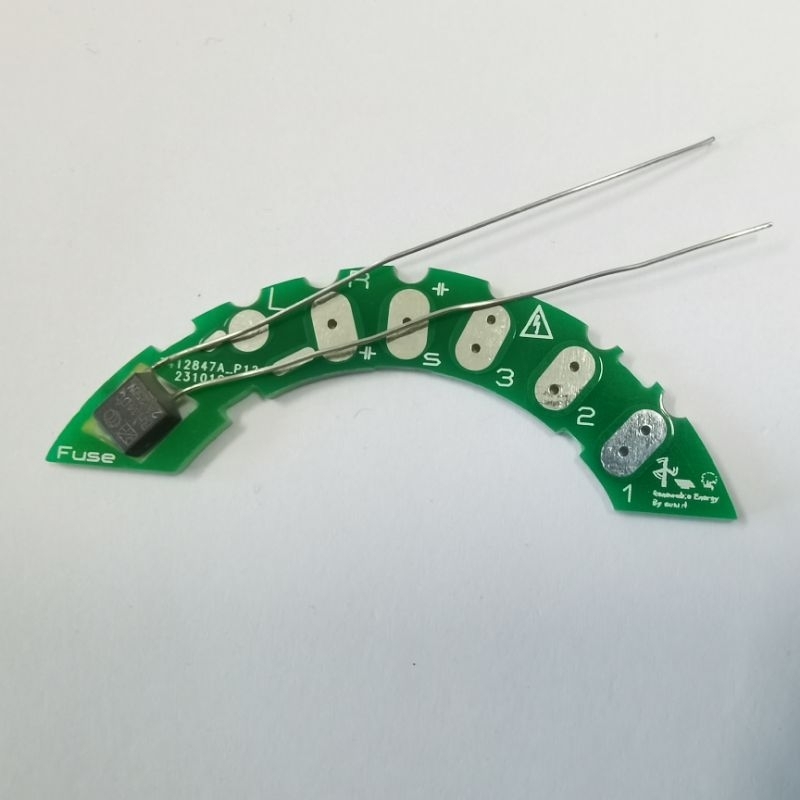 Pcb+ฟิวส์​ ขั้วต่อ​มอเตอร์​พัดลม​ แผ่น​ปริ้น​พัดลม​
