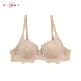 WIENNA BEST SELLER เสื้อชั้นใน Beauty 5 Cup DB27796 สีเนื้อ สีแดง ( ROSE LILY )