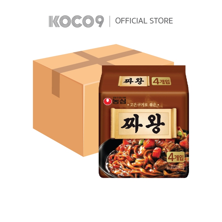 [ยกลัง 4x8] Nongshim ZHA WANG จา วัง (บะหมี่กึ่งสำเร็จรูปรสซอสถั่วดำ)