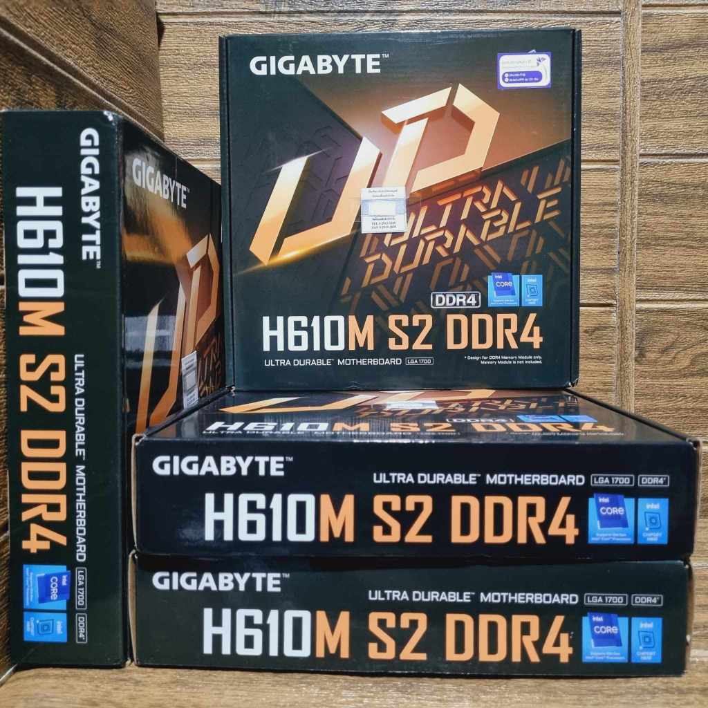 MAINBOARD (เมนบอร์ด) GIGABYTE H610M S2 DDR4 (REV. 1.2) (SOCKET LGA 1700) (MICRO-ATX) สินค้ามือ1 ค้าง