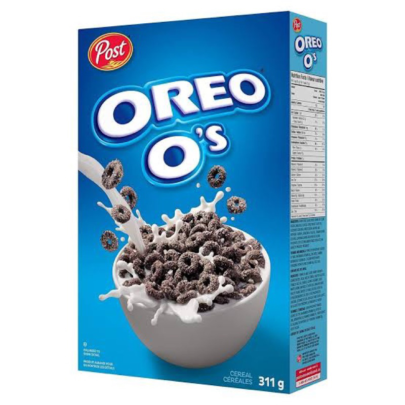 นำเข้าจากอังกฤษ 🇬🇧กล่องใหญ่ Post Oreo O’s Cereal 312g. โอรีโอ้ซีเรียล