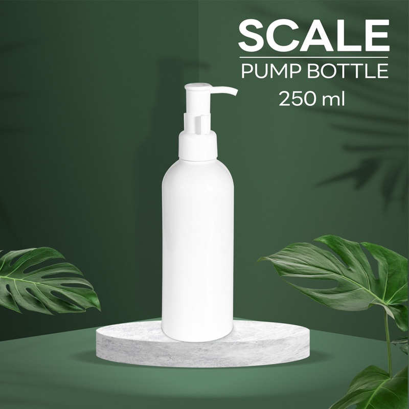 ขวดปั้ม 250 ml สีขาว ขวดแชมพู ขวดครีมนวด