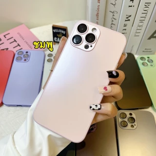 เคสที่มีโลโก้ ป้องกันลายนิ้วมือ 11 12 13 14 15 Pro Promax Plus สำหรับ ไอโฟน 7 8 PLUS X XR XS MAX พร้อมส่ง 014