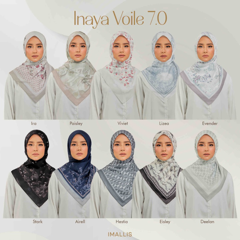ผ้าคลุม Imallis รุ่น Inaya Voile 6.0 และ 7.0